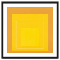 JOSEF ALBERS - HOMAGE TO THE SQUARE ORANGE YELLOW
