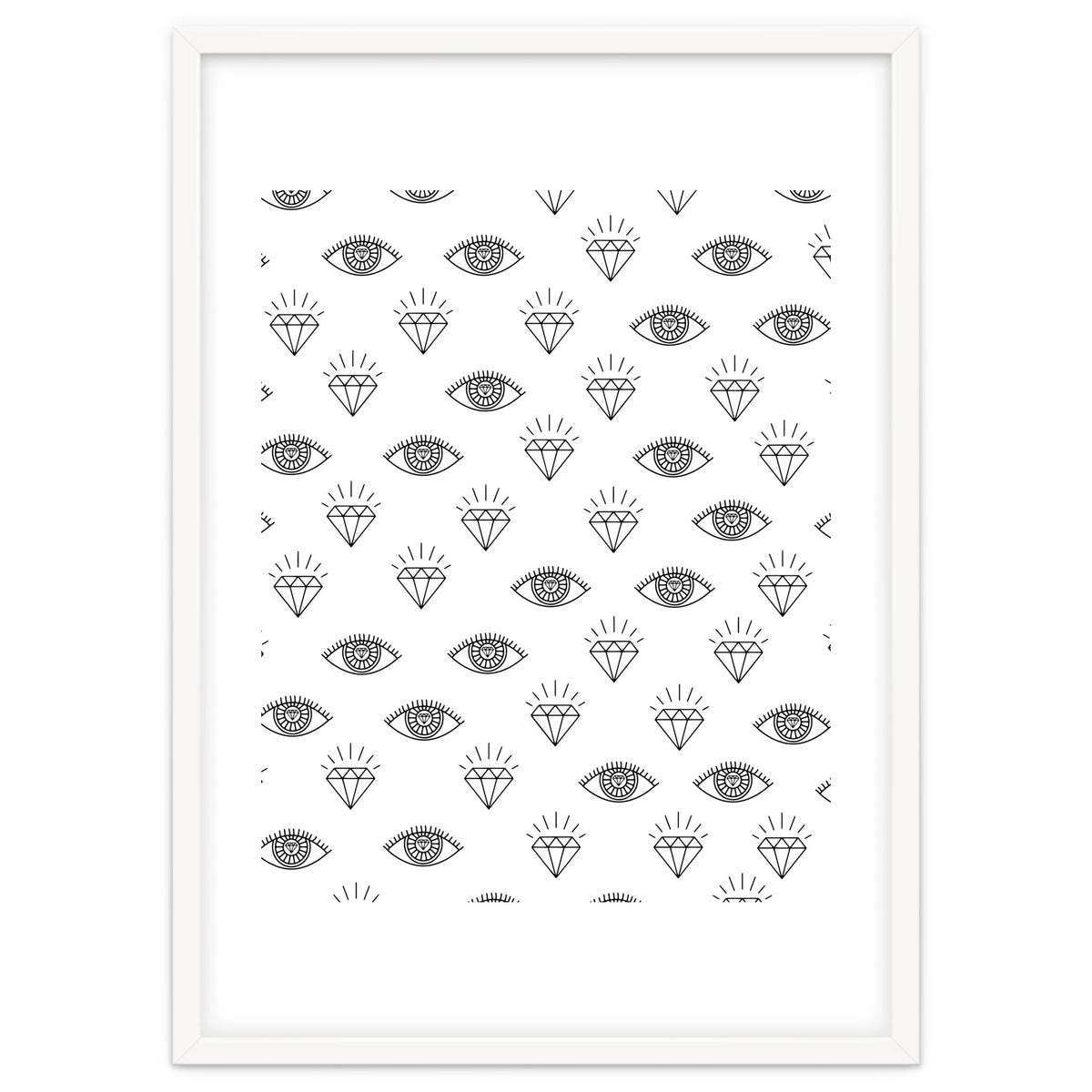 Diamond Eyes #society6 #decor #buyart