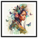 Floral Native Warrior Woman Butterfly Dance thumbnail