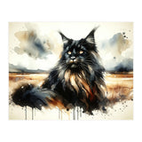 Mystical Black Cat In The Wild (Print Only) thumbnail