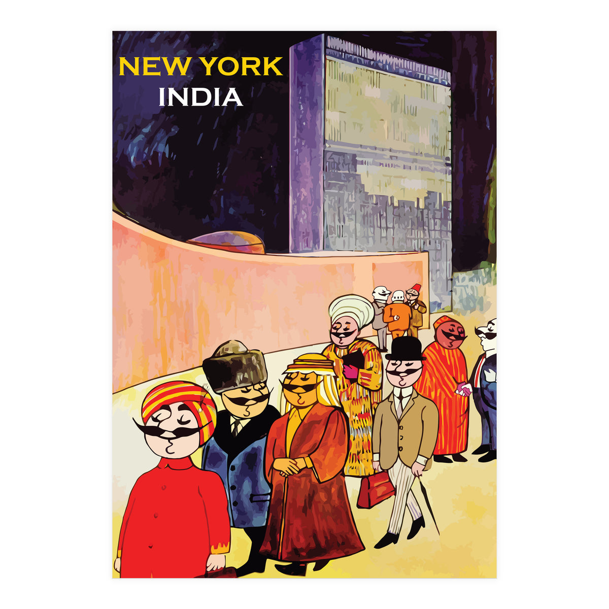 New York - India (Print Only)