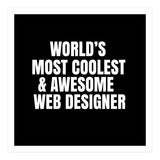 World's most coolest and awesome web designer (Print Only) thumbnail