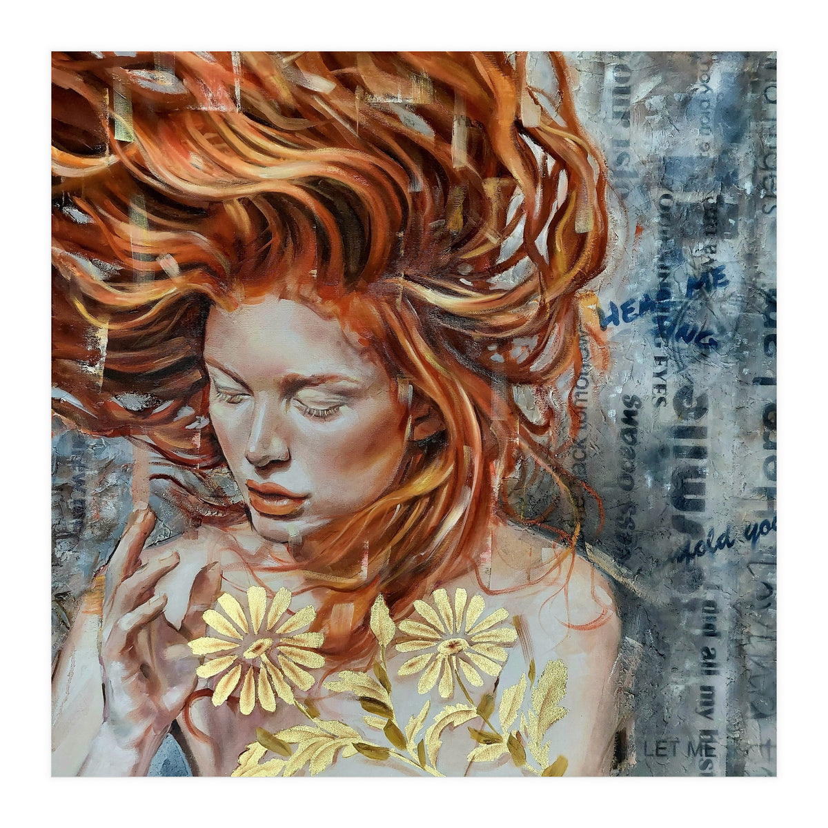 Blooming from the concrete  (Print Only)