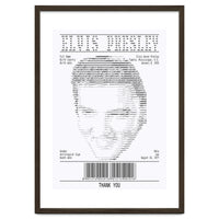 Receipt Art Elvis Presley