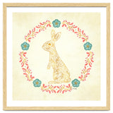 Floral Rabbit Wreath thumbnail