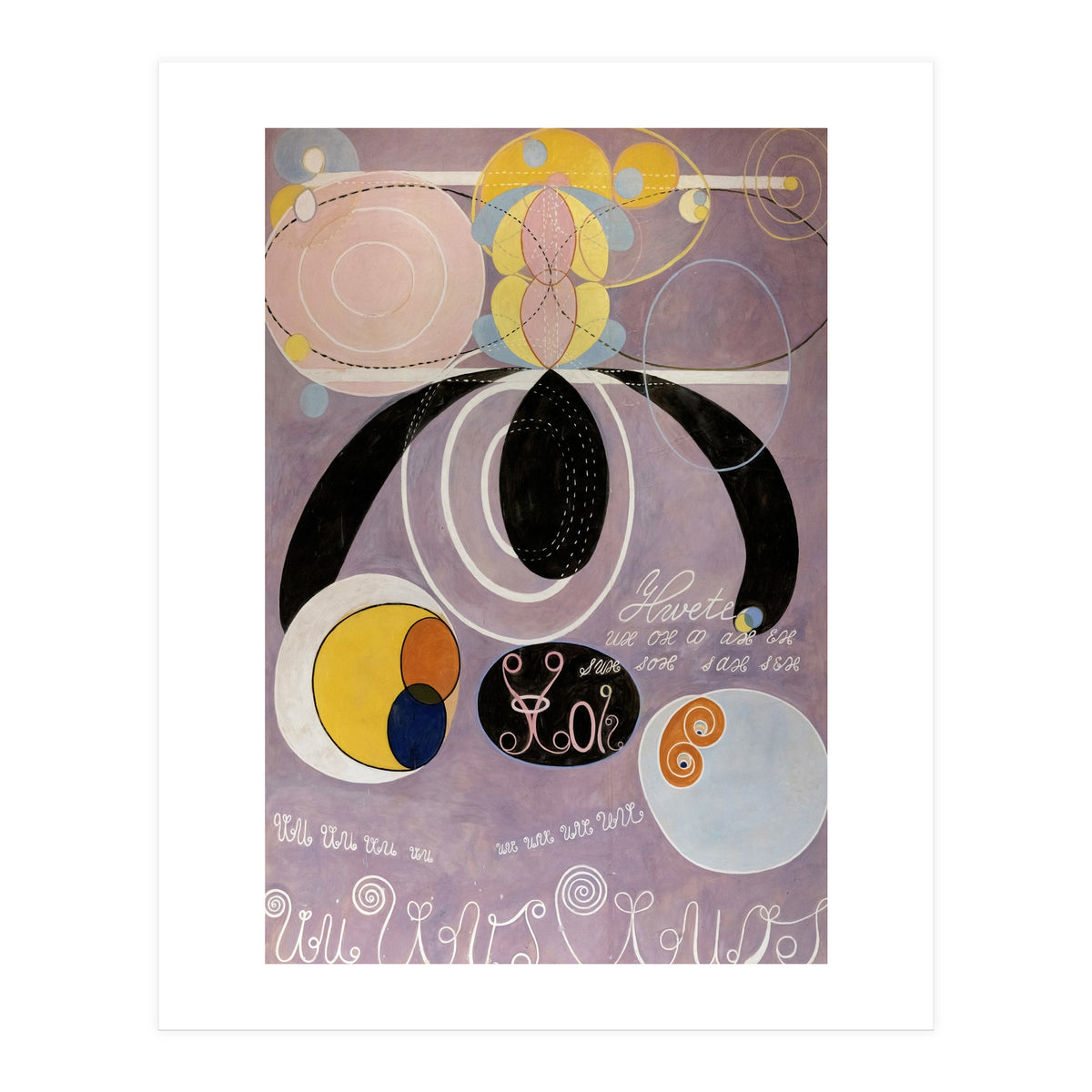 Hilma af Klint The - Ten Largest No 6 Adulthood Abstract Spiritual Art (Print Only)