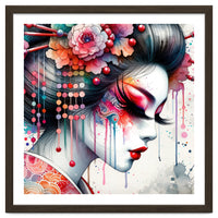 Ornate Bloom Modern Geisha