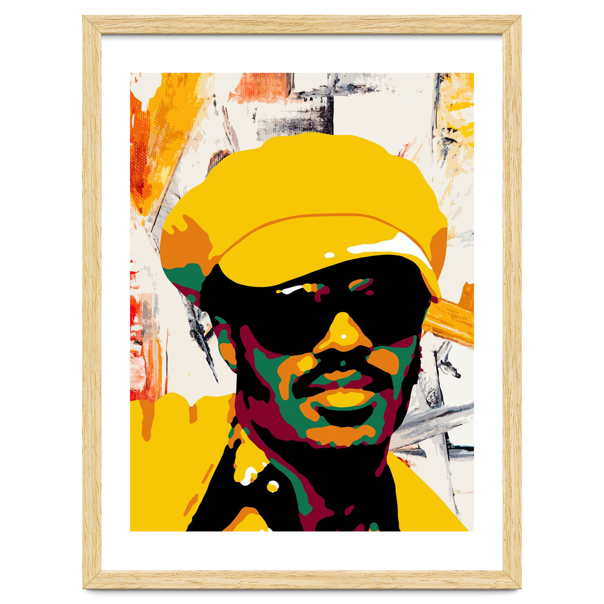 Stevie Wonder Retro Pop Art