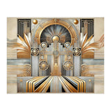 Art Deco Gold Architecture (Print Only) thumbnail