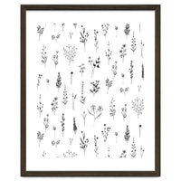 Wildflowers Minimalist Pattern