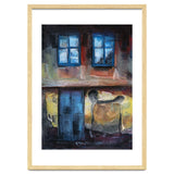 Pastel impression of an old house facade thumbnail