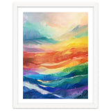 Vibrant Impasto Abstract Landscape Painting thumbnail
