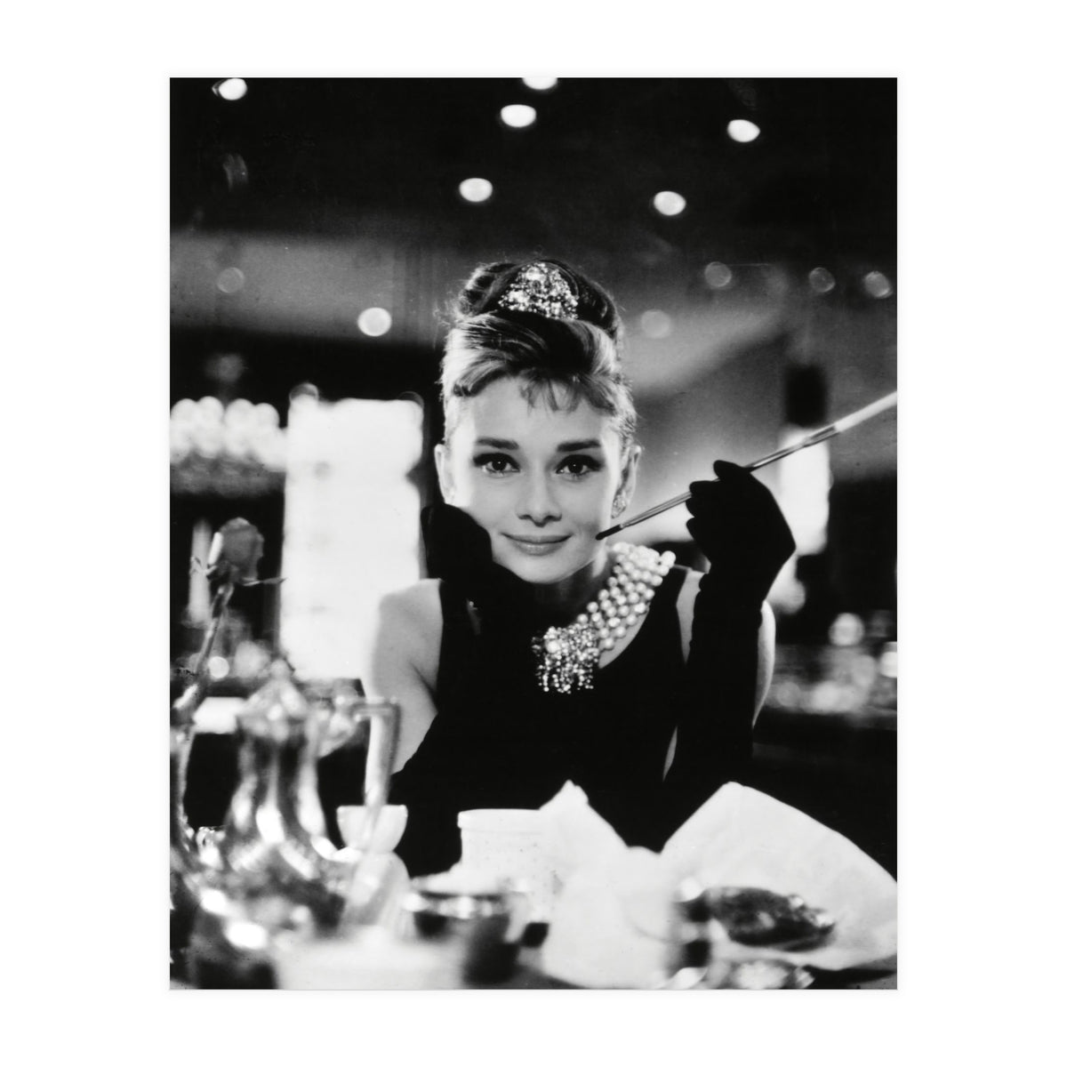 AUDREY HEPBURN in BREAKFAST AT TIFFANY'S (1961), directed by BLAKE EDWARDS. (Print Only)