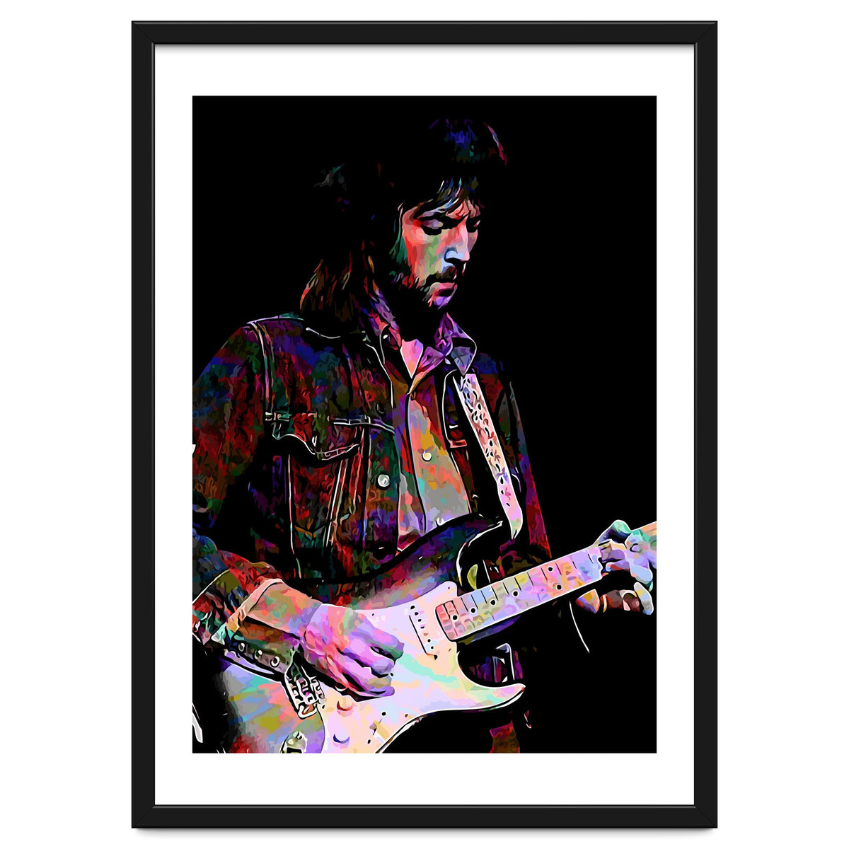 Eric Clapton Rock and Blues Guitarist Legend v2