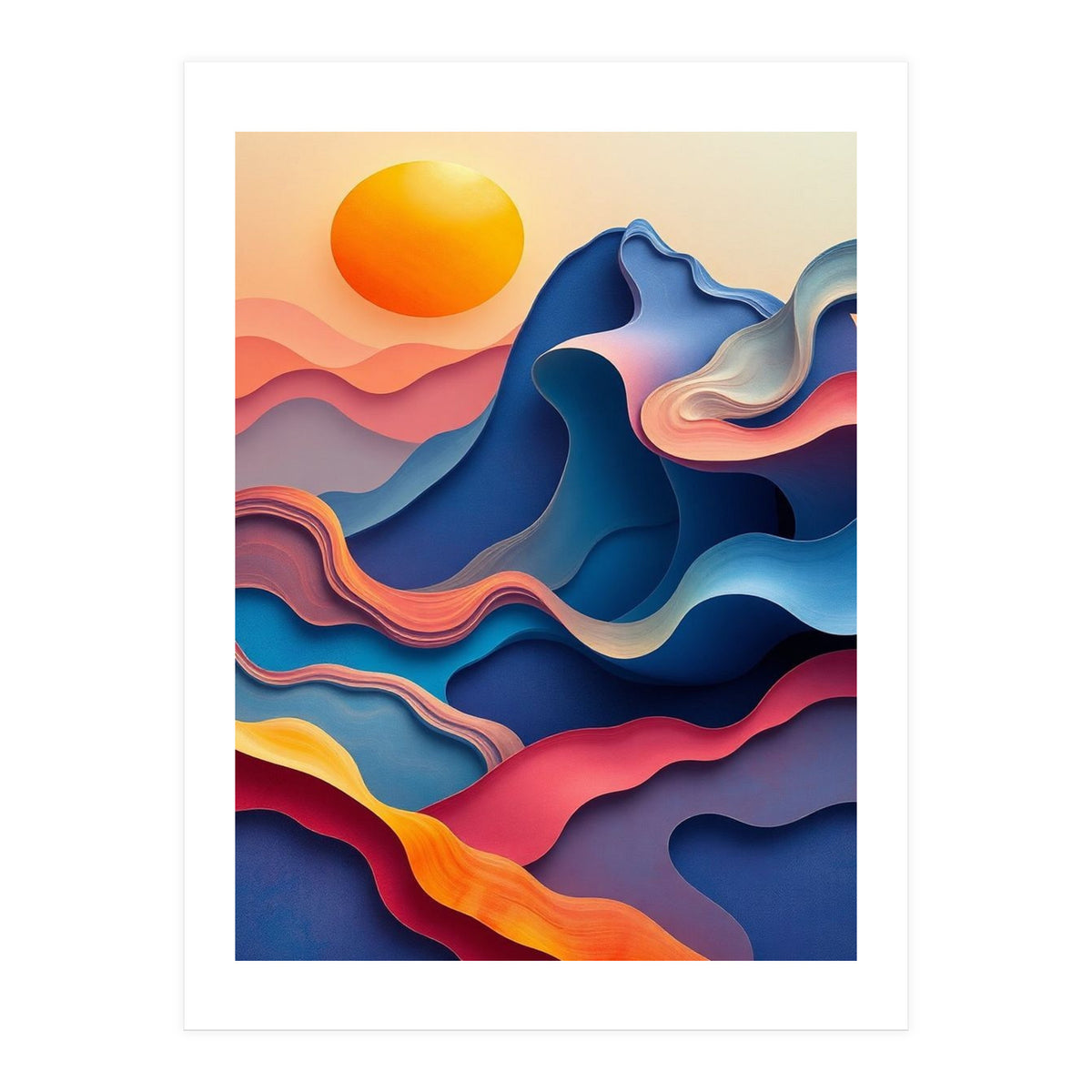 Sunset Over the Reef (Print Only)