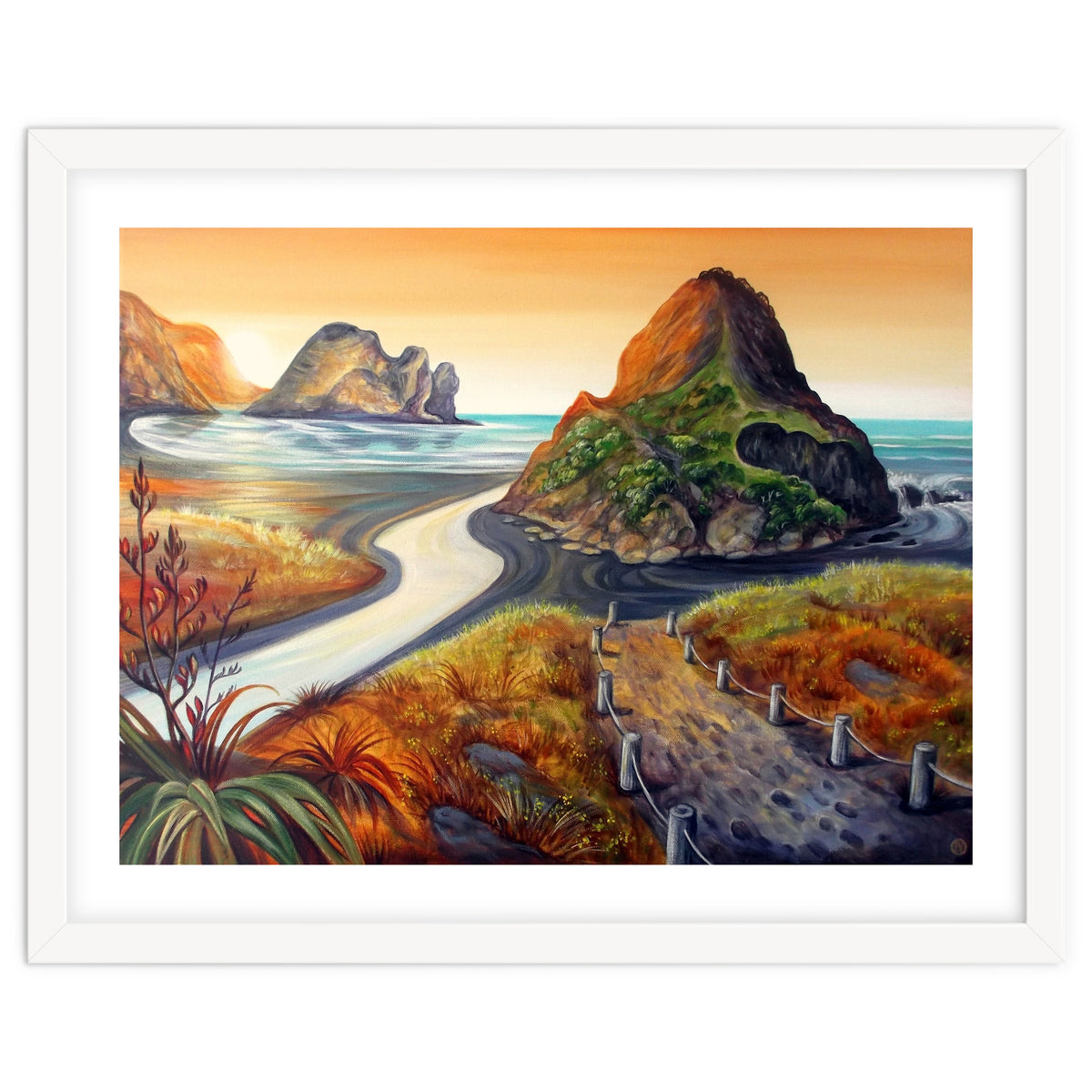 Piha In Golden Tones
