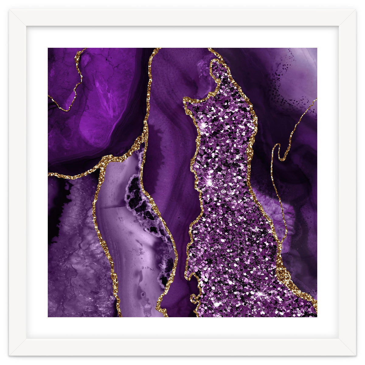 Agate Glitter Ocean Texture 04