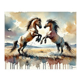 Rearing Horses (Print Only) thumbnail