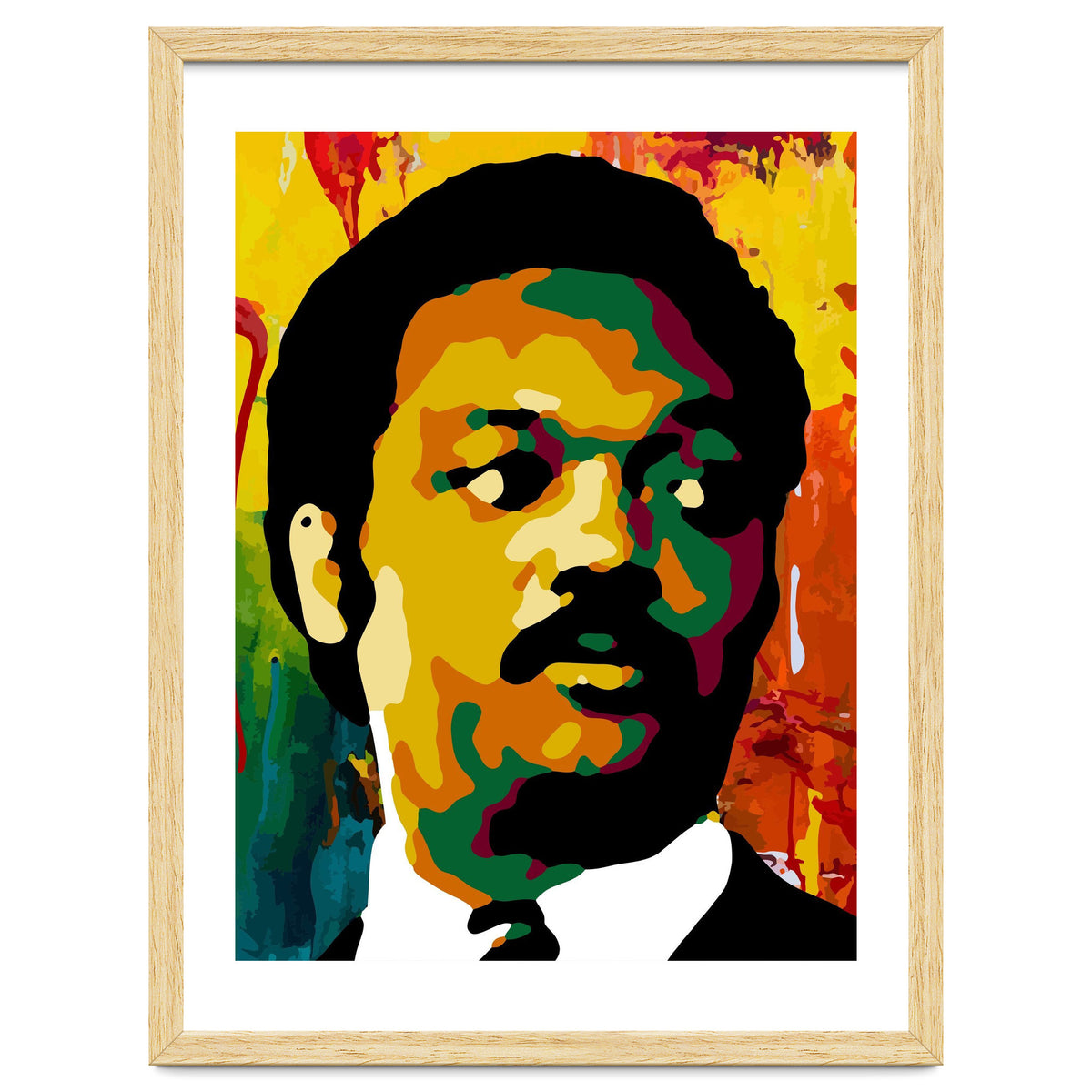 Jesse Jackson Colorful Abstract Art