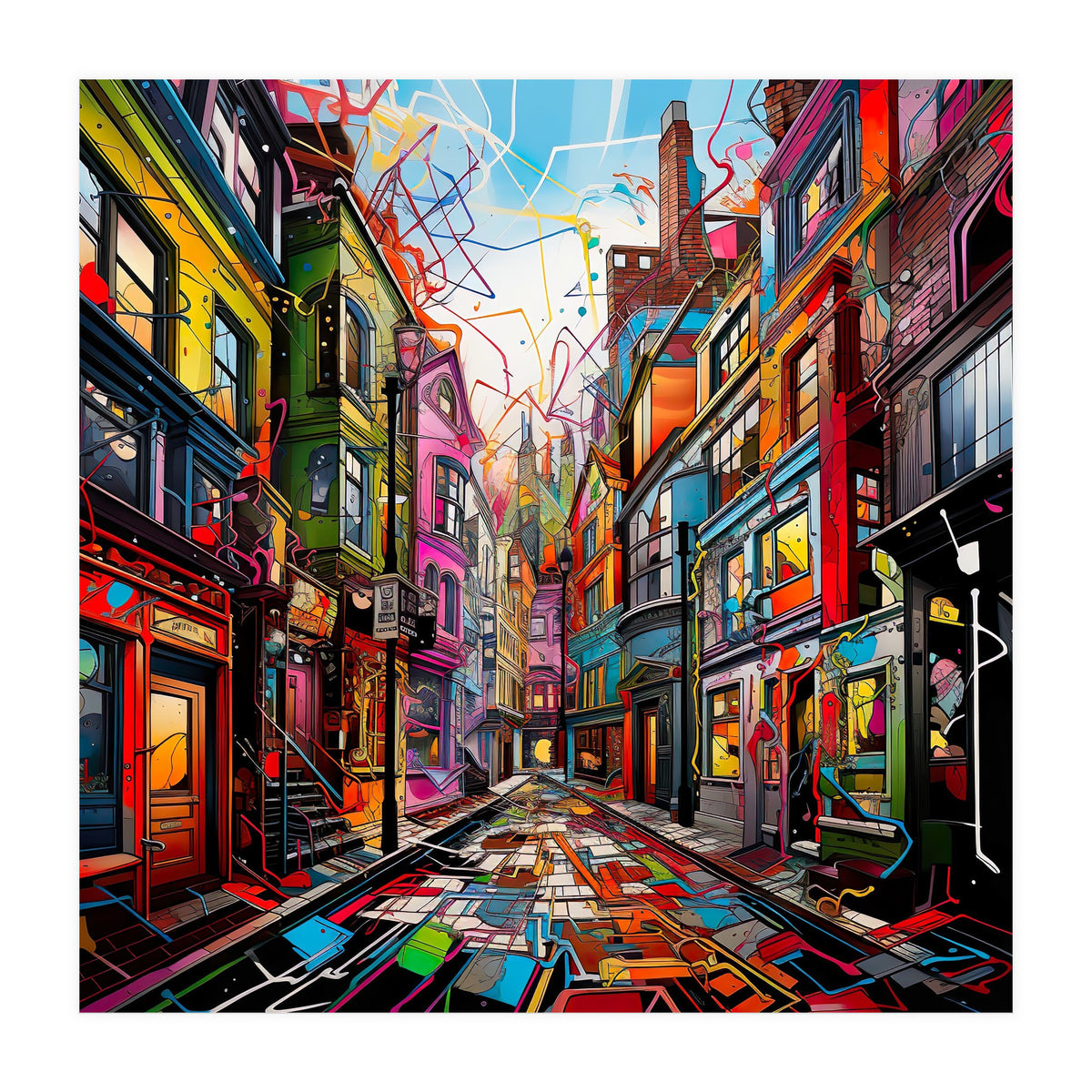 Soho Compton St (Print Only)