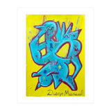 Forma Celeste Sobre Amarillo (Print Only) thumbnail