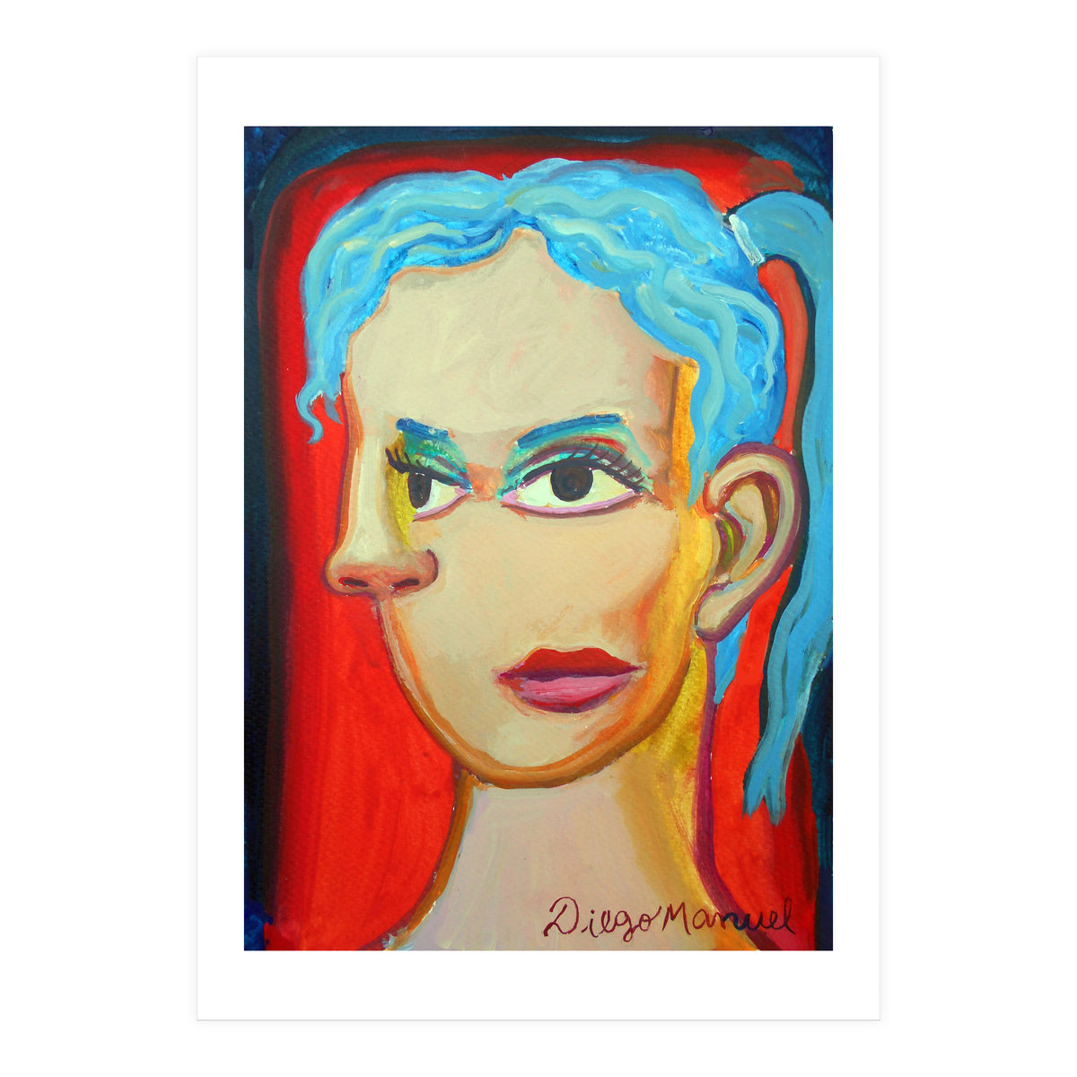 Cabeza De Mujer 25 (Print Only)