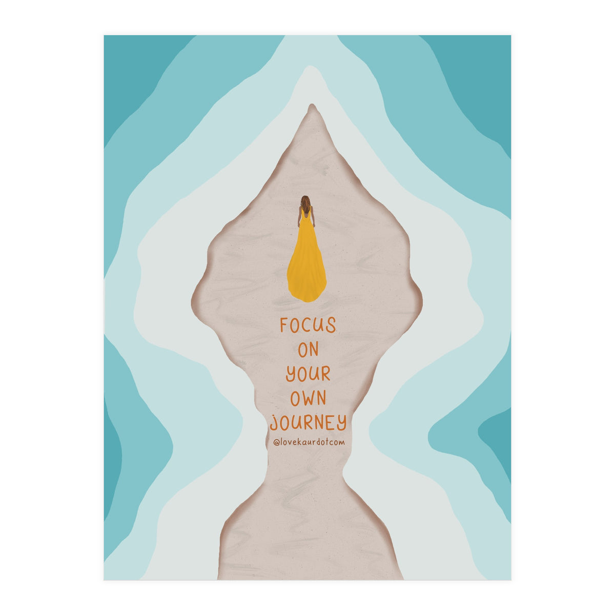 Focus On Your Own Journey (Print Only)