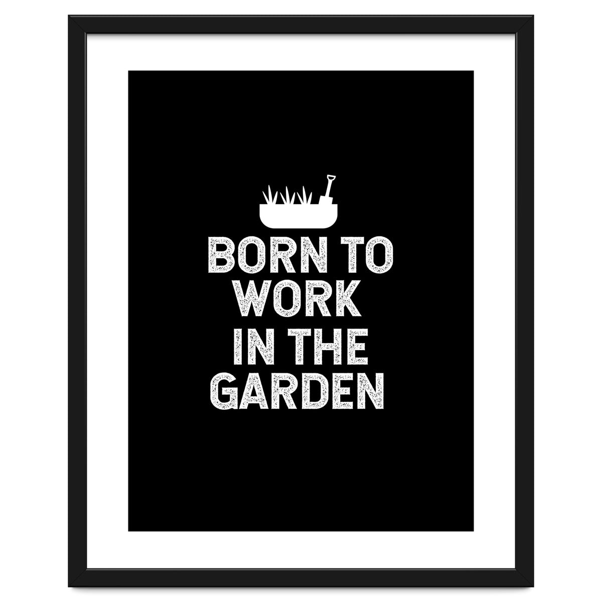 Born to work in the garden