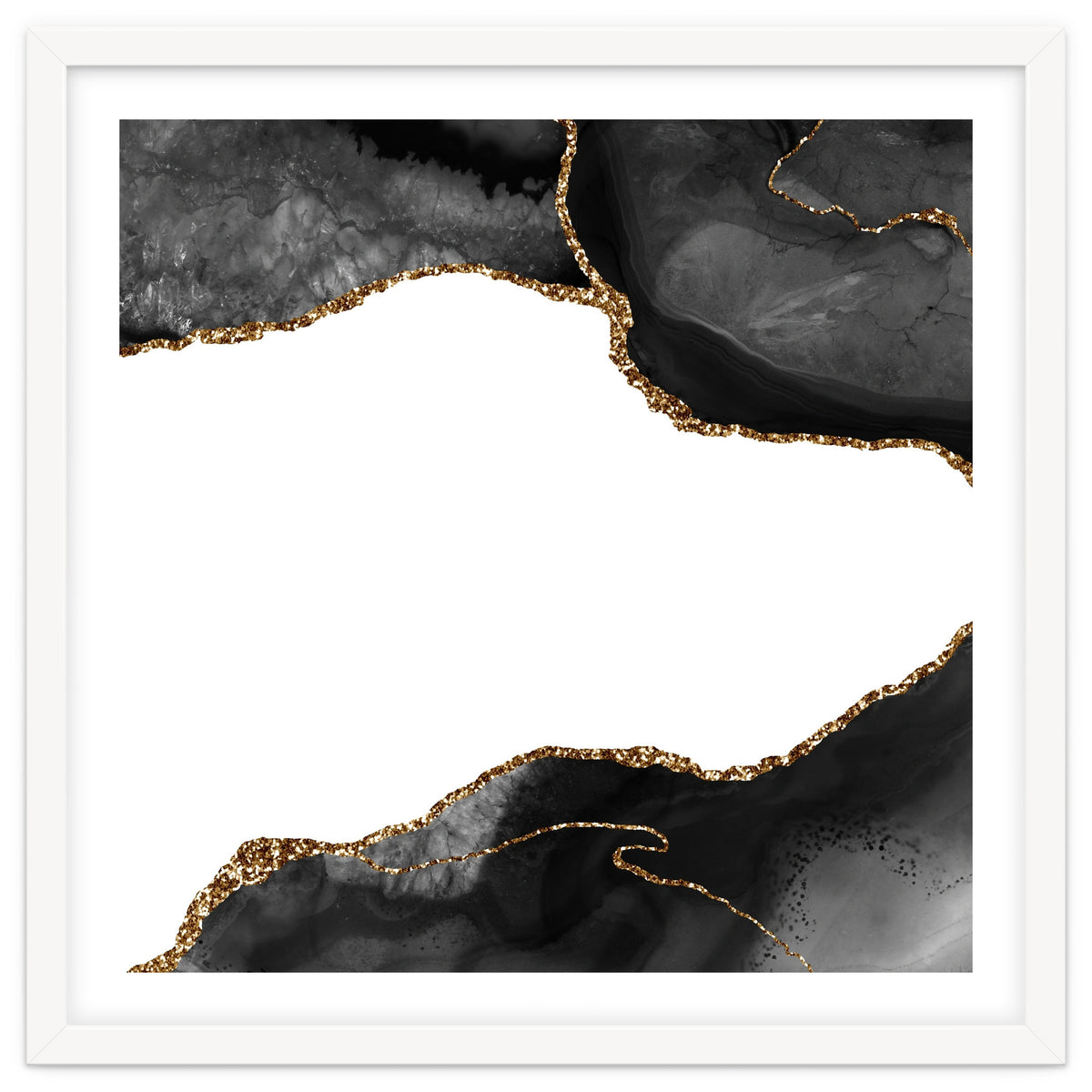 Black & Gold Agate Texture 09
