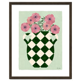 Checkered vase with anemones thumbnail