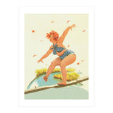 Sudden Wind On A Wooden Beam (Print Only) thumbnail