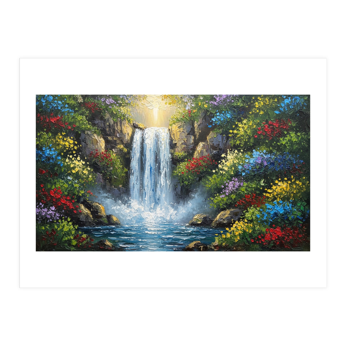 Enchanted Cascading Garden (Print Only)