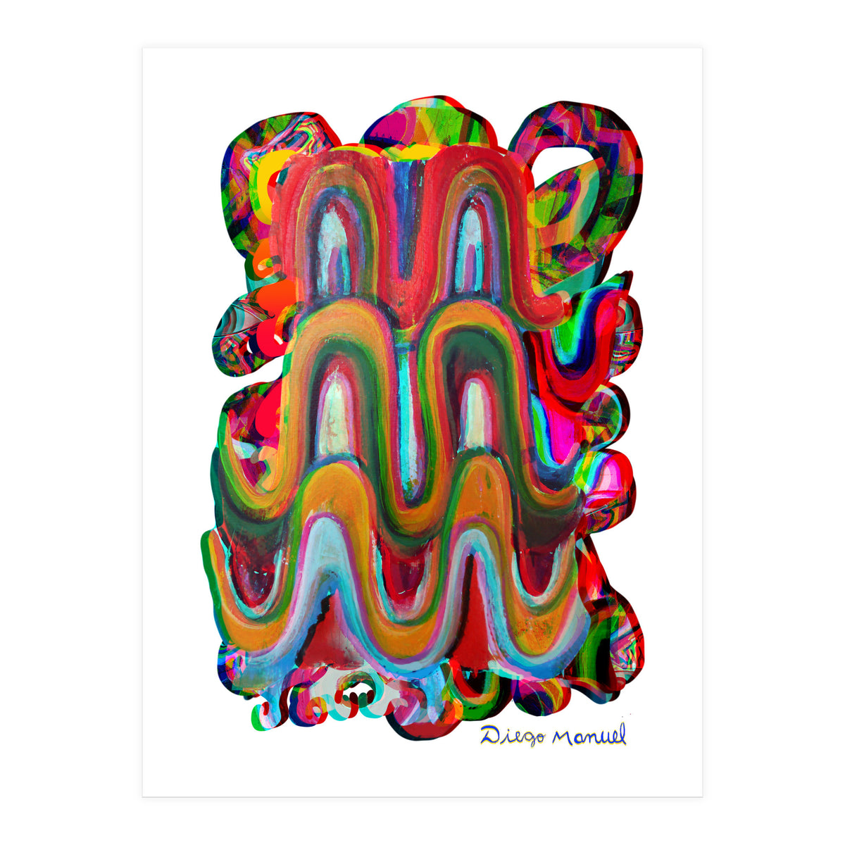 Pop Abstract Asimetrico 38 Copia (Print Only)