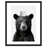Bear, Toilet Paper Crown, Nursery Animal Art for Children thumbnail