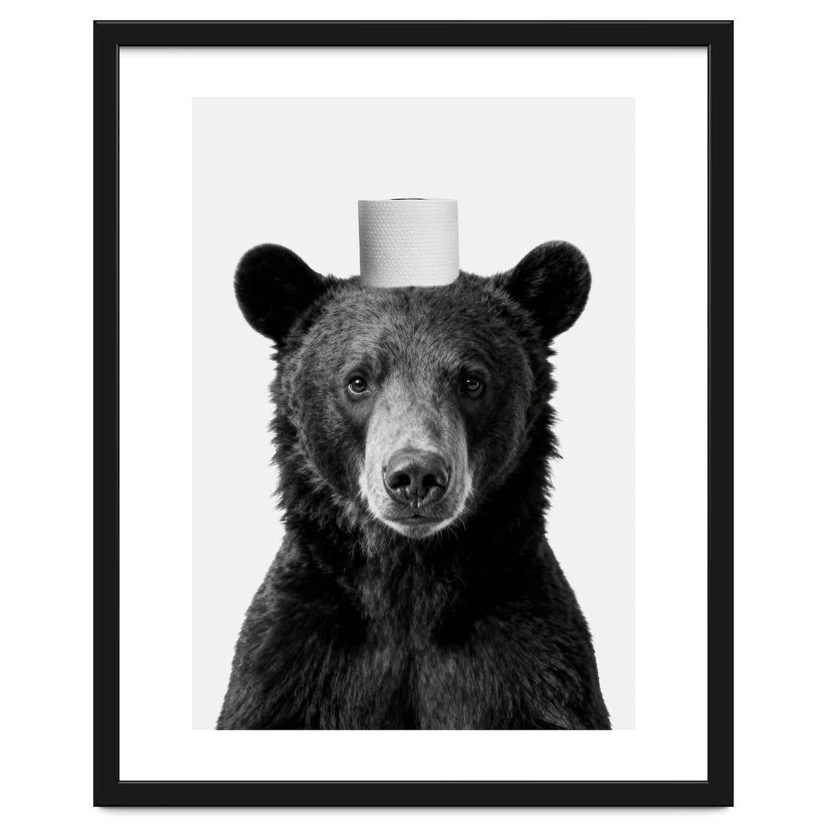 Bear, Toilet Paper Crown, Nursery Animal Art for Children