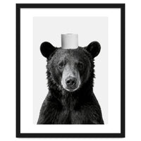 Bear, Toilet Paper Crown, Nursery Animal Art for Children