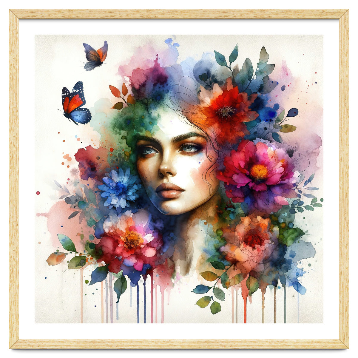 Ethereal Floral Portrait