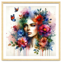 Ethereal Floral Portrait