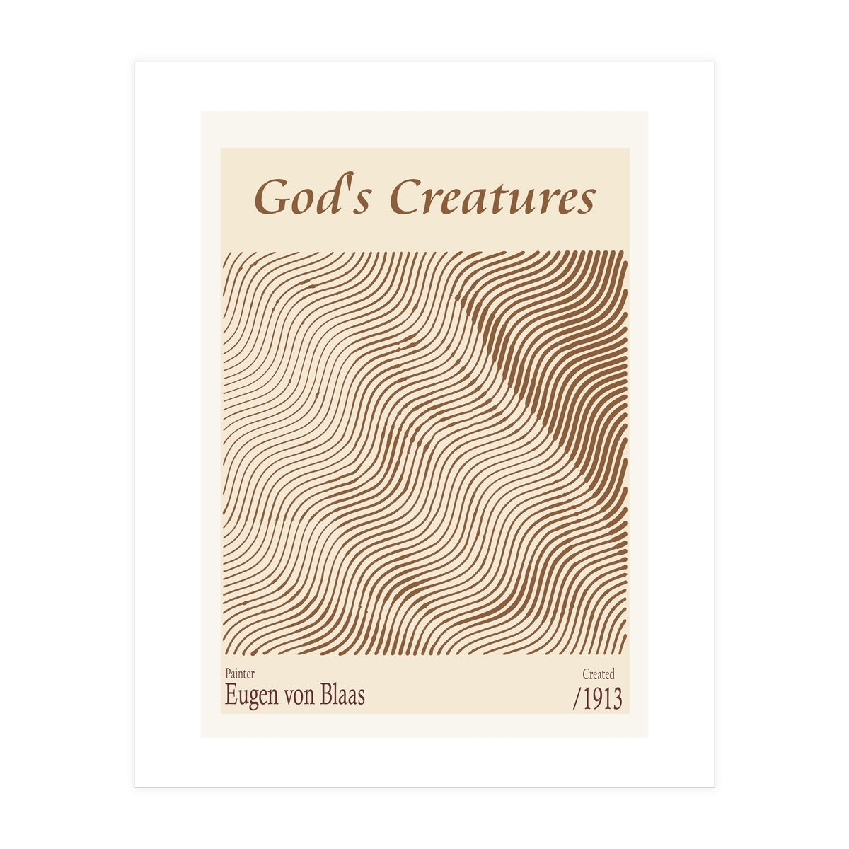 God's Creatures – Eugene De Blaas 1913 (Print Only)