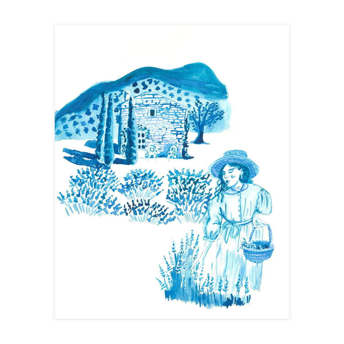 Porteuse Lavande (Print Only)