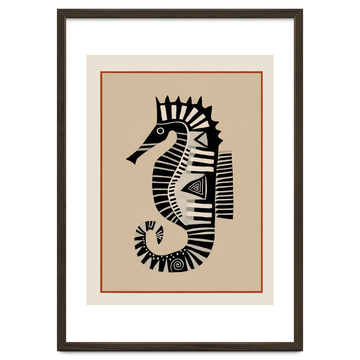 Striped Seahorse II