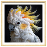 Beautiful Cockatoo Parrot Portrait Headshot thumbnail