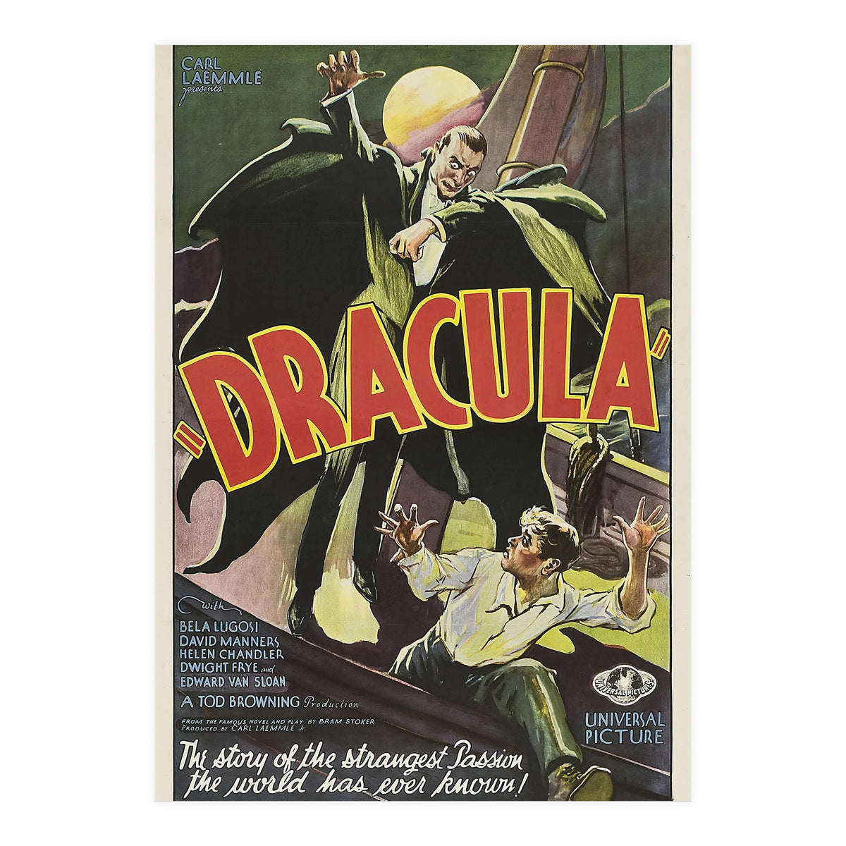 DRACULA (1931), directed by TOD BROWNING. (Print Only)
