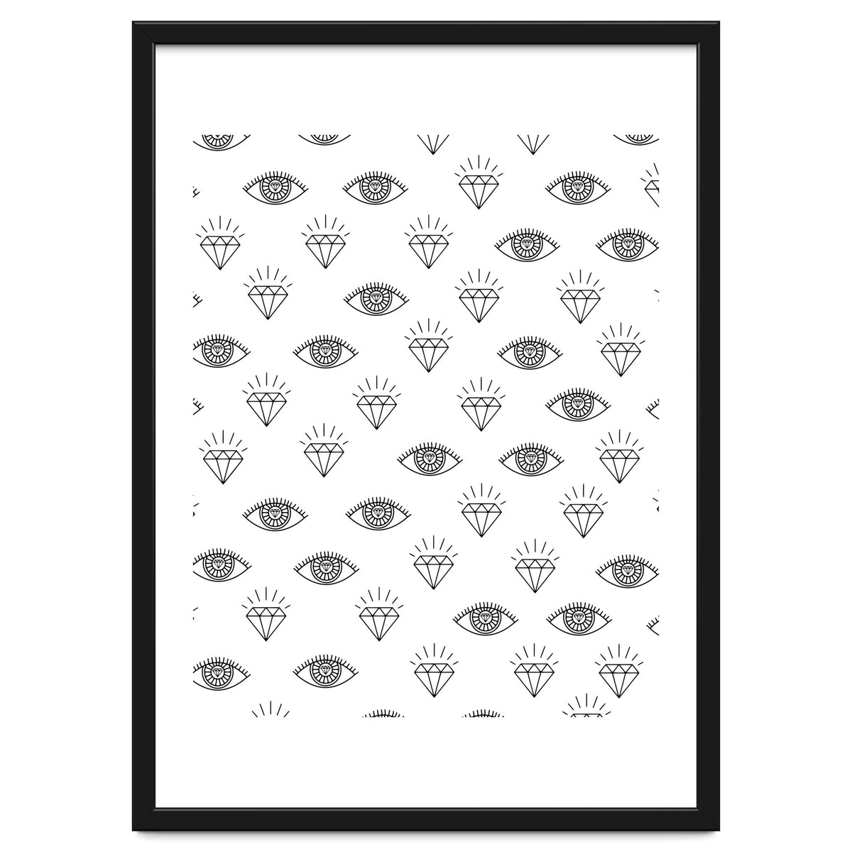 Diamond Eyes #society6 #decor #buyart