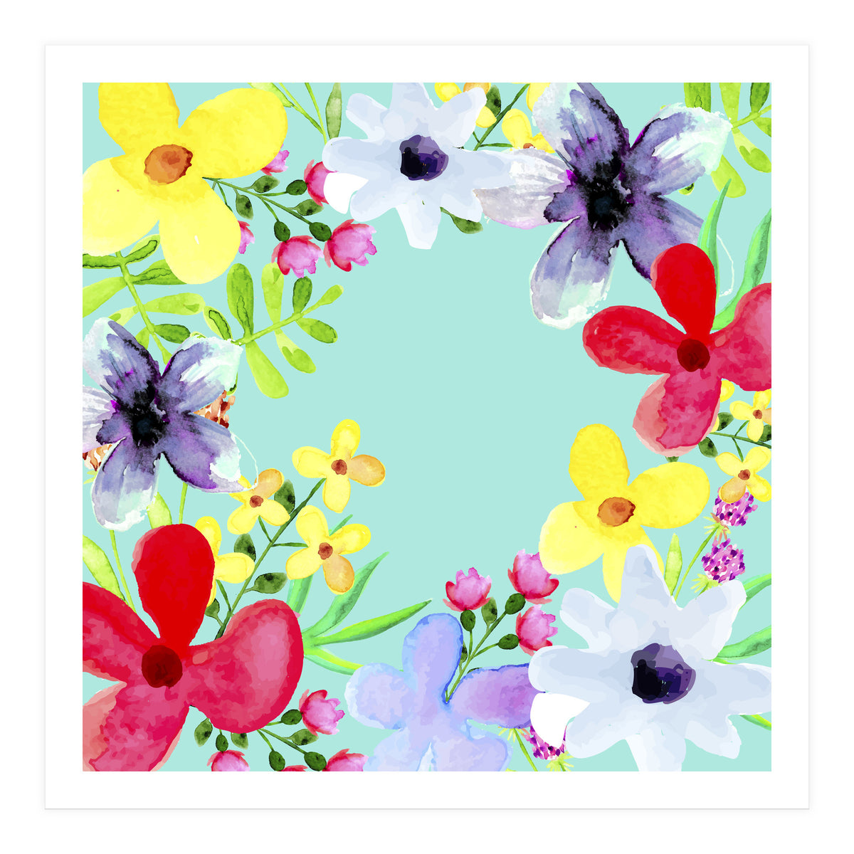 Floral Harmony (Print Only)