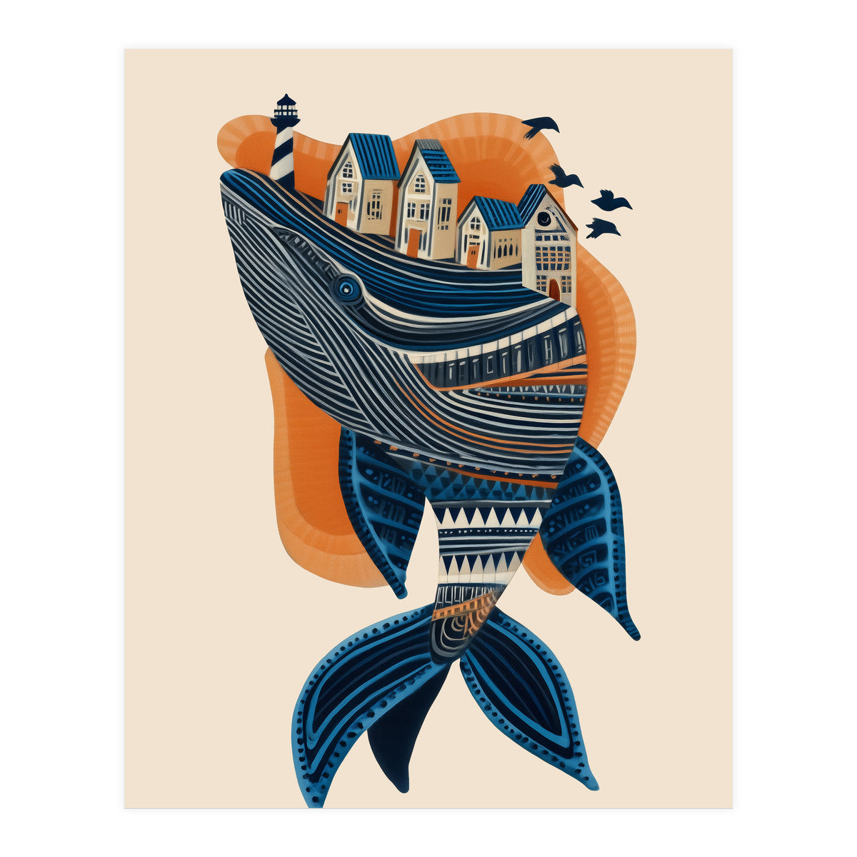 Whale Village (Print Only)