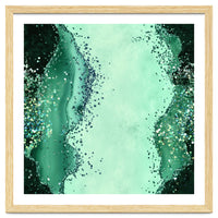 Emerald Glitter Agate Texture 01
