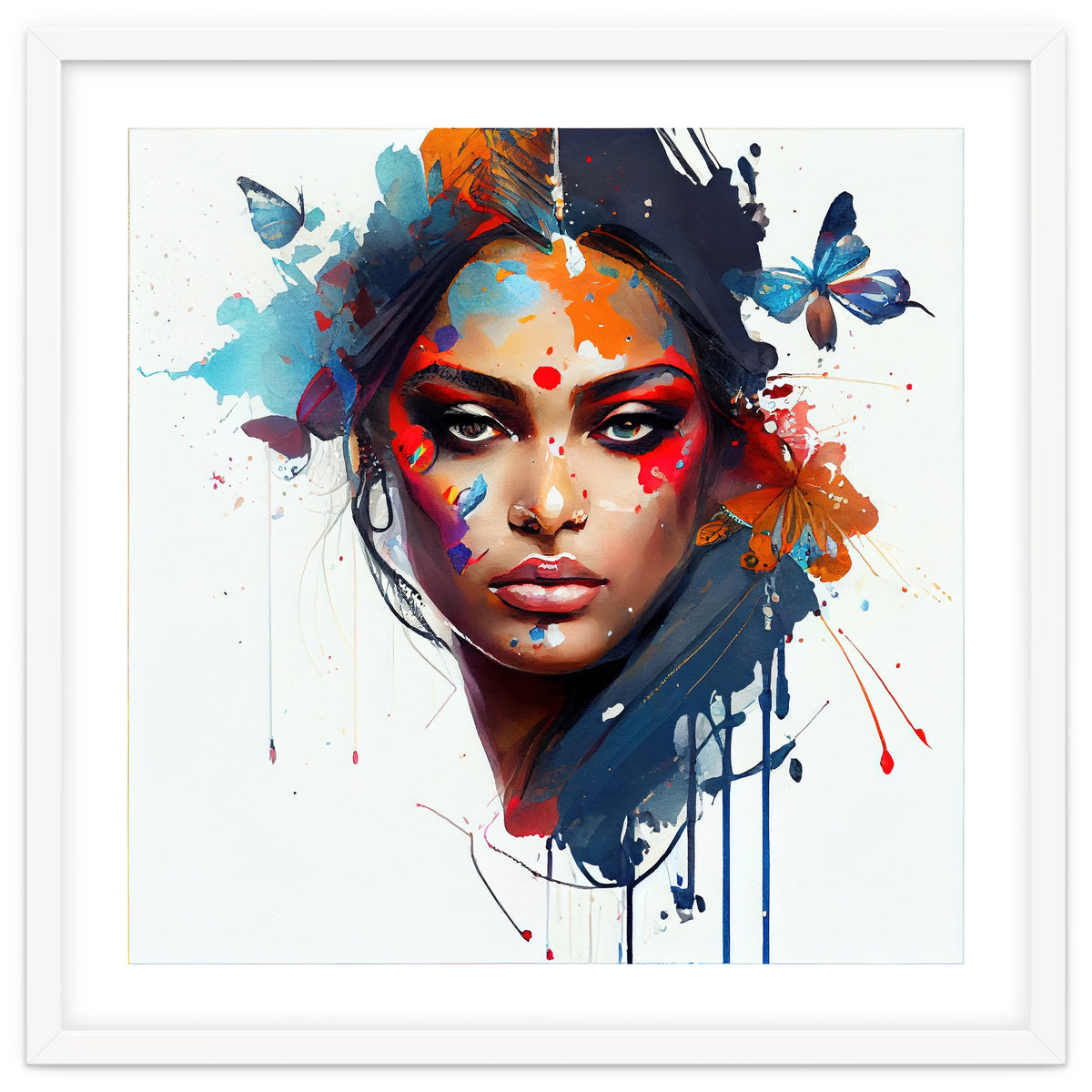 Aerial Bloom Hindu Portrait