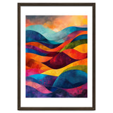 Abstract Rainbow Mountain Landscape thumbnail