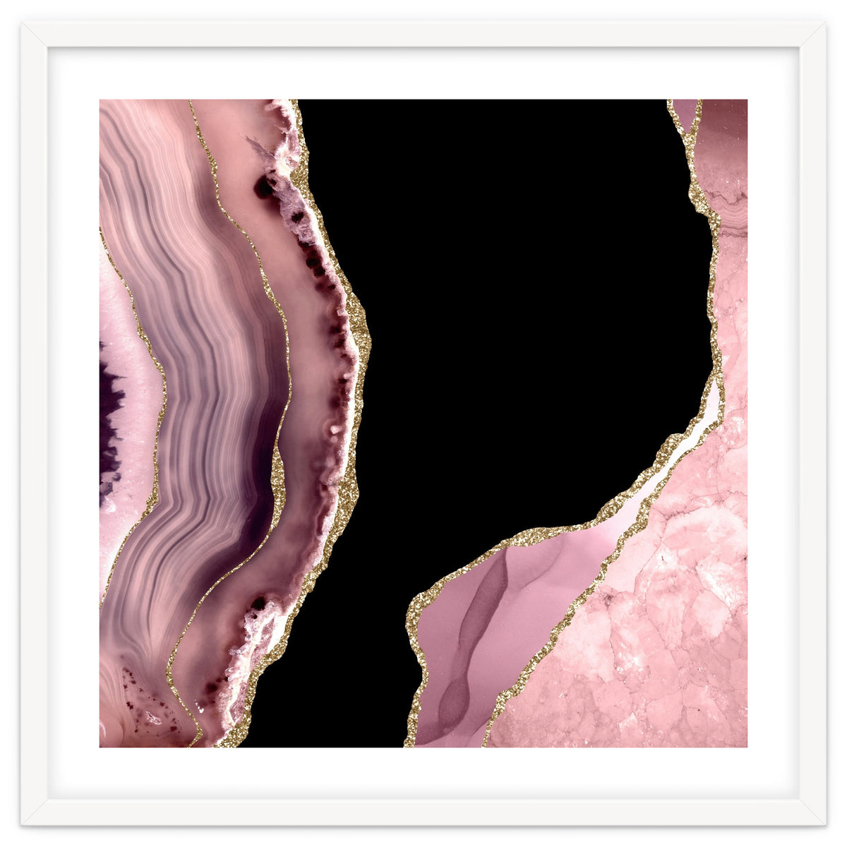 Blush & Gold Agate Texture 01
